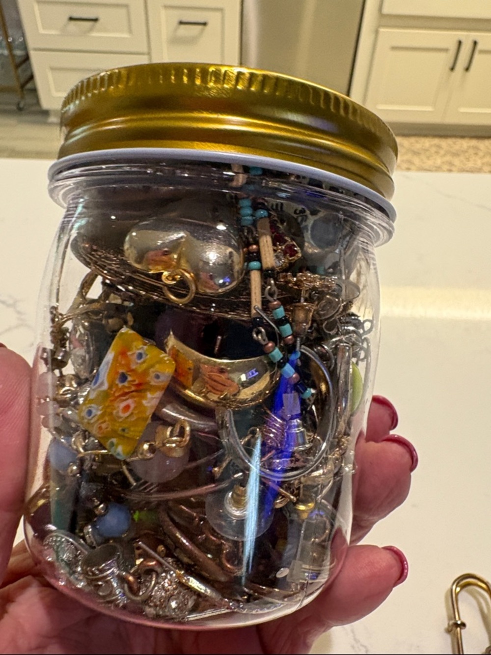 Craft Jar, lots of single earrings, nice selection! - Picture 4 of 6